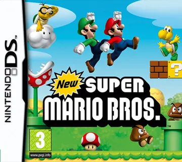 New Super Mario Bros. (Europe) (En,Fr,De,Es,It) (Demo) (Kiosk, Y78P) box cover front